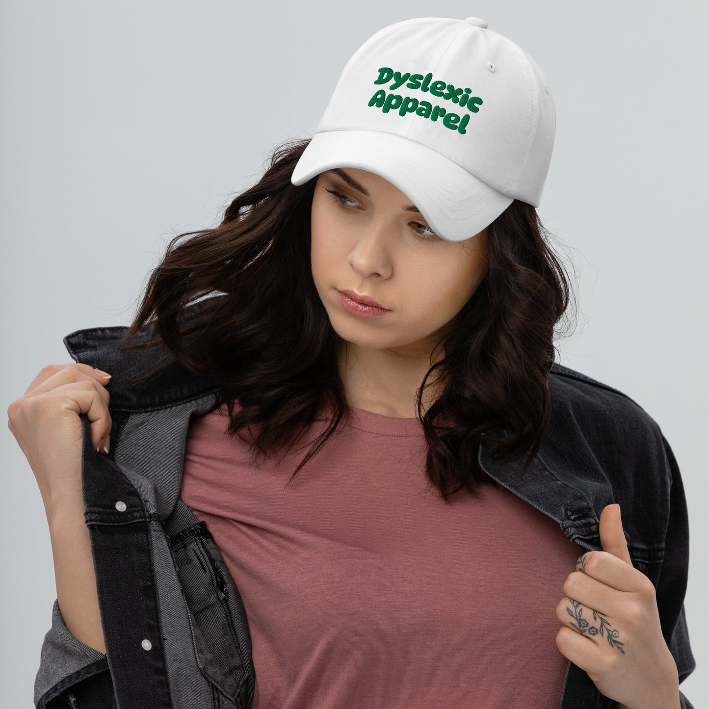 Dyslexic Apparel White Cap