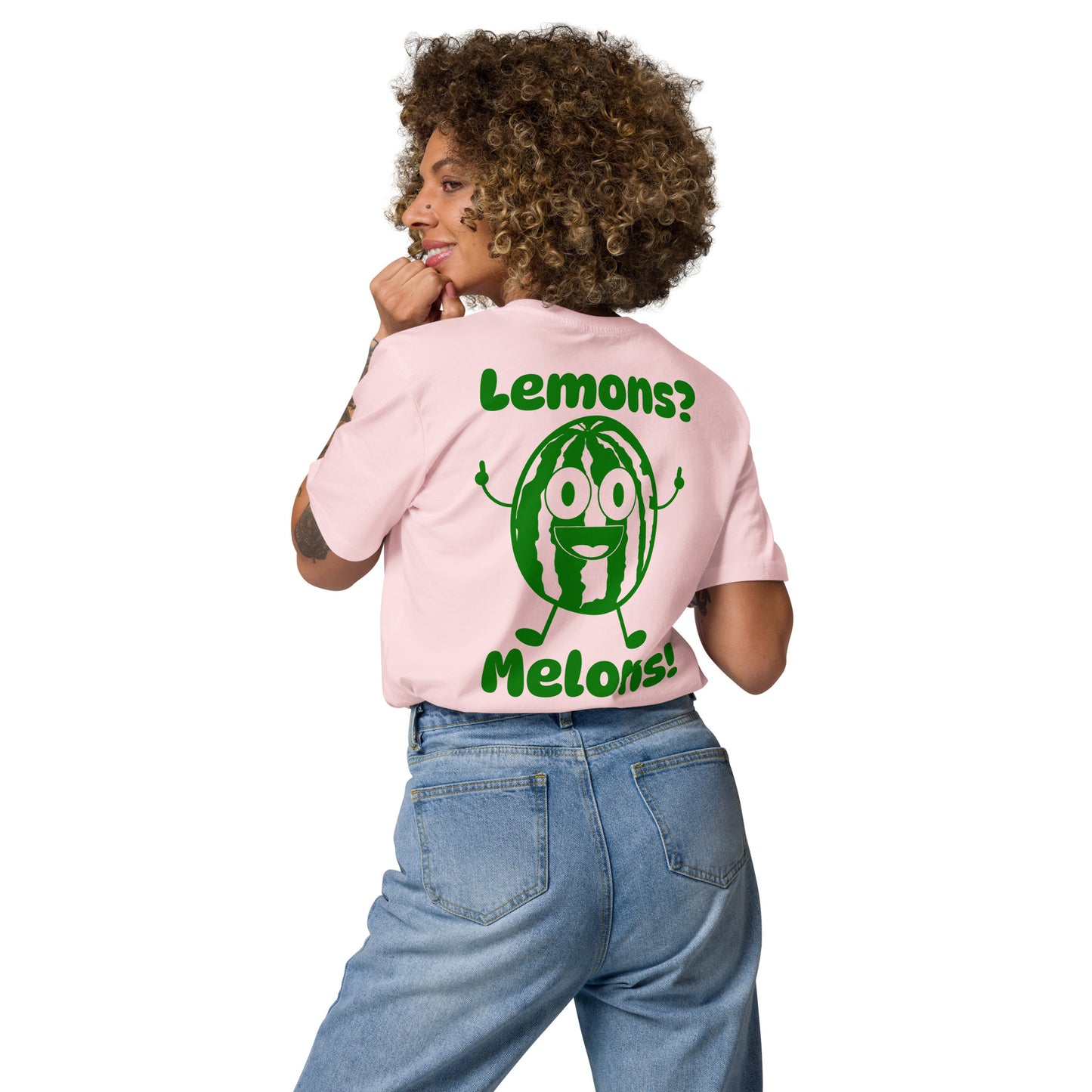 Melons vs Lemons Tee Pink